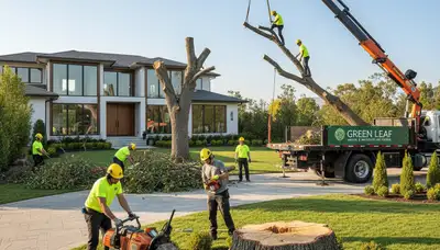 Professional landscaping and tree removal service in Burlington, NC by Chop Chop Tree experts