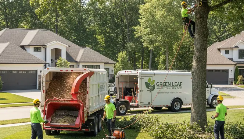 Professional lawn care and tree trimming in Burlington, NC for healthy, well-maintained yards