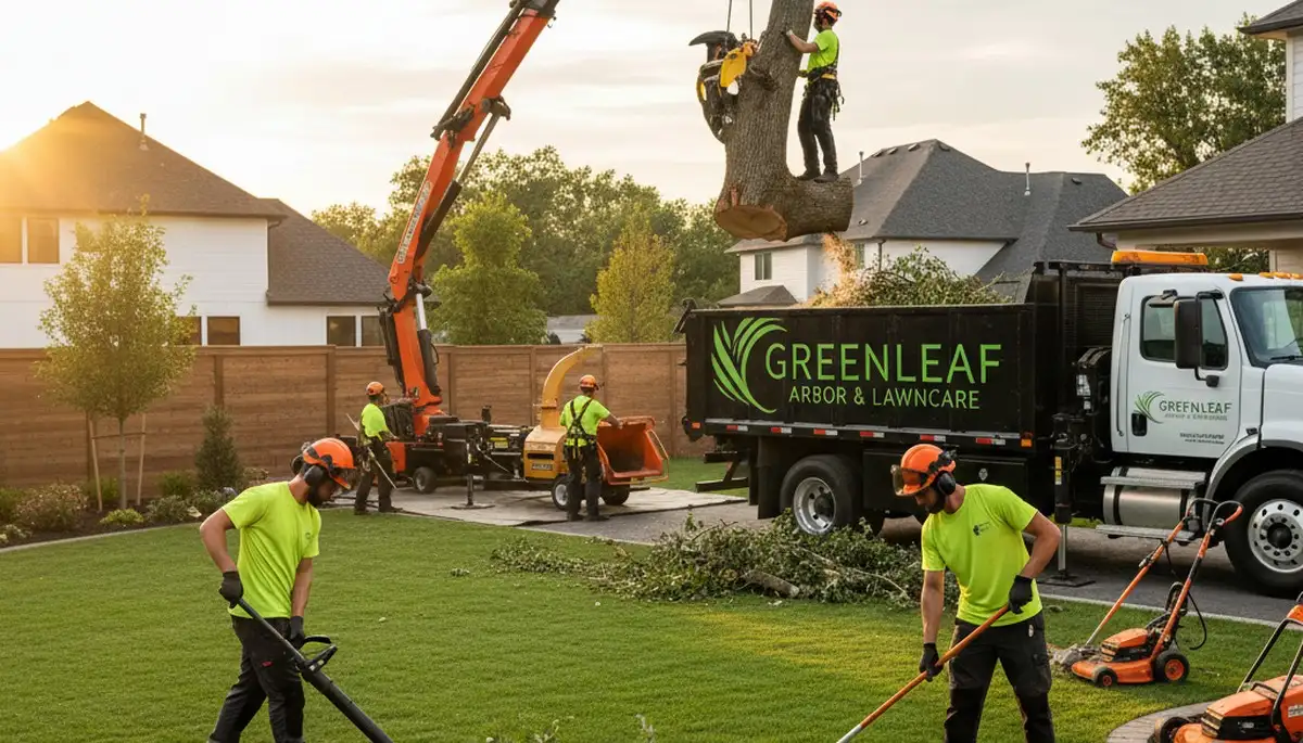Professional lawn and tree service in Burlington, NC with expert care for local yards and landscapes