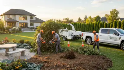 Professional shrub removal service in Burlington, NC by Chop Chop Tree experts
