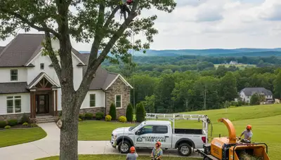 Professional tree removal service in Burlington, NC clearing trees safely and efficiently