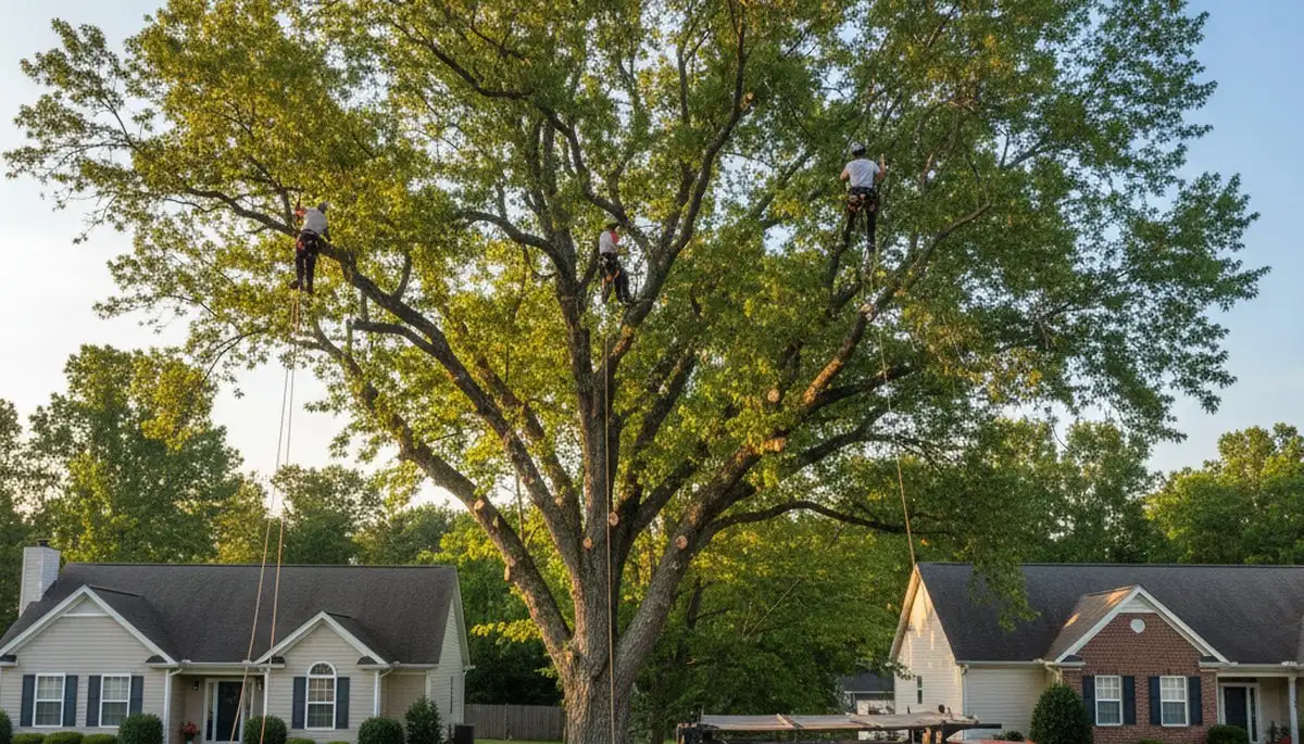 Professional tree removal service in Burlington, NC by local certified arborists